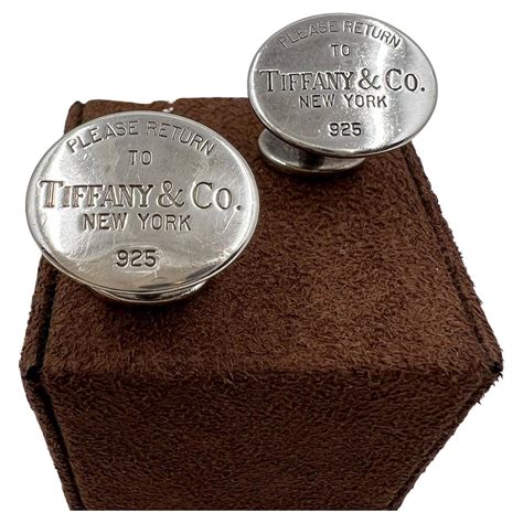 Tiffany Silver Cufflinks 